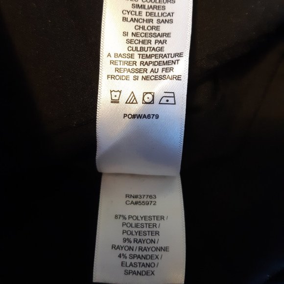 Laundry by Shelli Segal Black Slit Ankle Pants - Picture 6 of 10